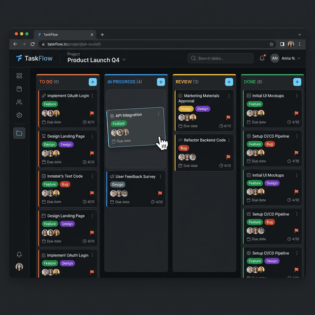 Trello-style Task Manager